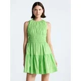 Free Assembly Women's and Women's Plus Smocked Cotton Drop Waist Mini Dress, Sizes XS-4X | Walmart (US)