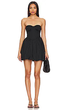 MORE TO COME Flynn Mini Dress in Black from Revolve.com | Revolve Clothing (Global)