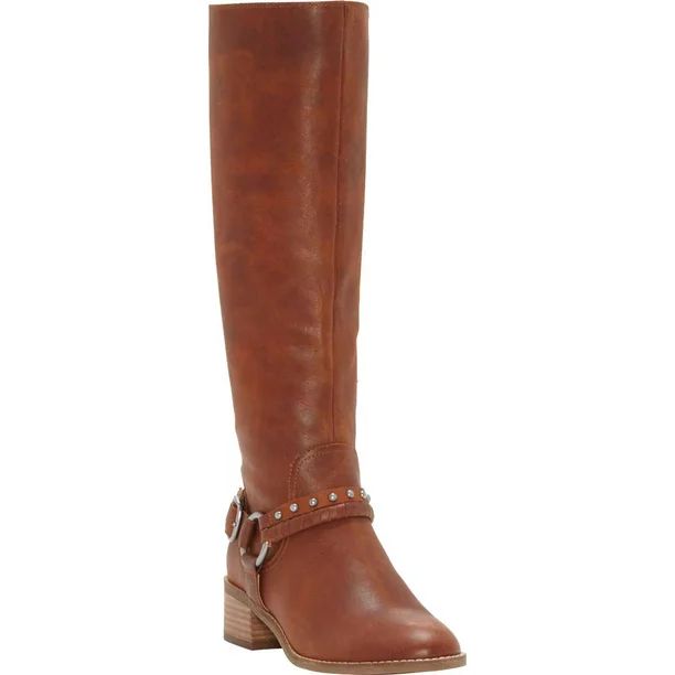 Women's Lucky Brand Karesi Harness Boot Whiskey Leather 7 M - Walmart.com | Walmart (US)