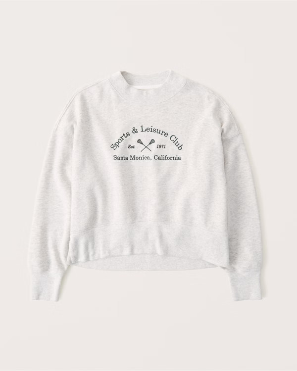 90s Wedge Graphic Crewneck Sweatshirt | Abercrombie & Fitch (US)