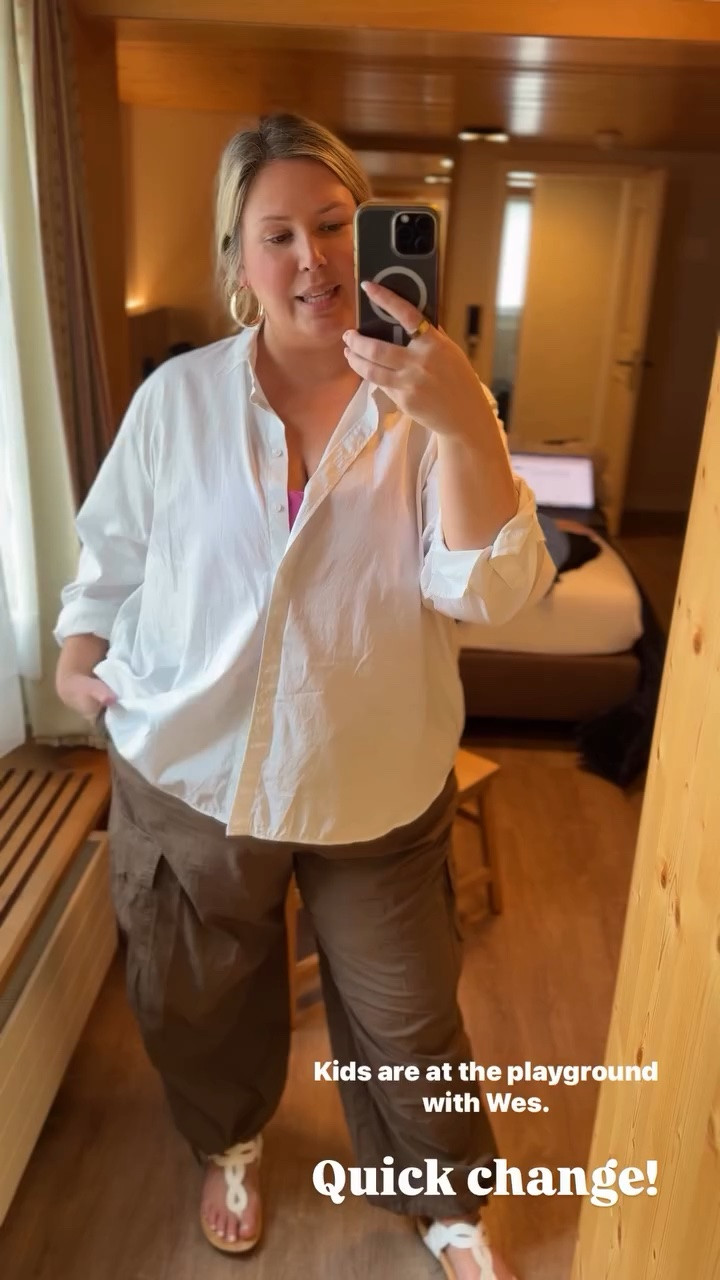 Wearing an XXL in the pants! Plus size outfit inspo, apron belly, casual outfit, mom life, vacation

#LTKSeasonal #LTKPlusSize #LTKMidsize