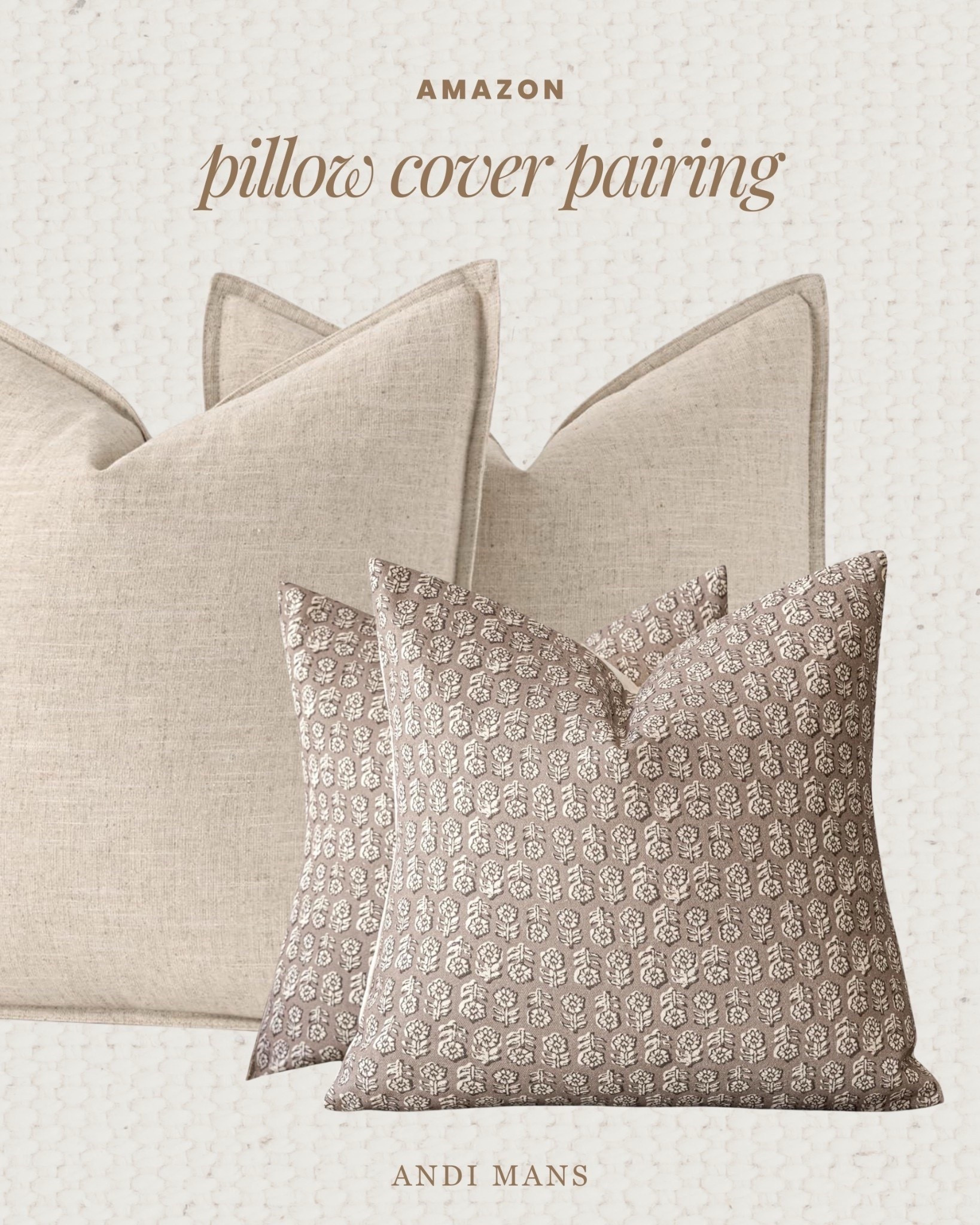 Neutral pillow cover combo! I love this classic linen look all from Amazon!



#LTKHome #LTKSeasonal