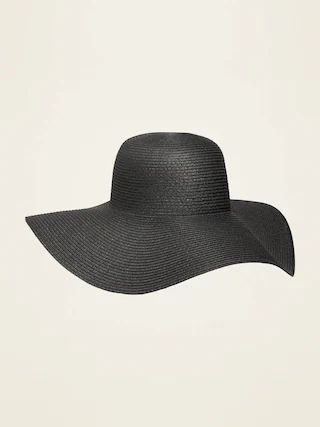 Braided Wide-Brim Sun Hat for Women | Old Navy (US)
