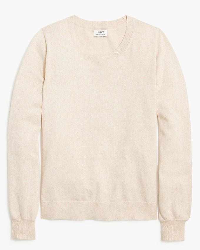 Cotton-blend puff-sleeve sweater | J.Crew Factory