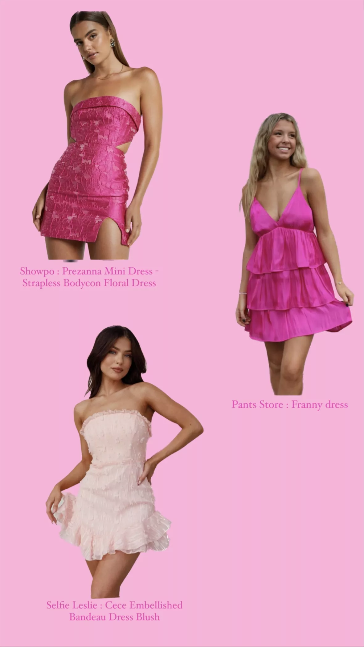 Women's Embry Strapless Sundress in Light Pink Millennial Check, Ethical  Essentials