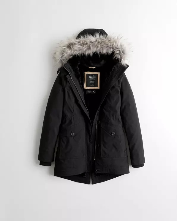 Cozy-Lined Parka | Hollister US