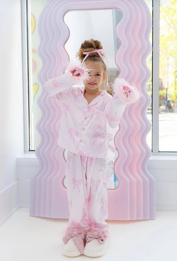 Pretty in Bows Silk Set | Lola + The Boys