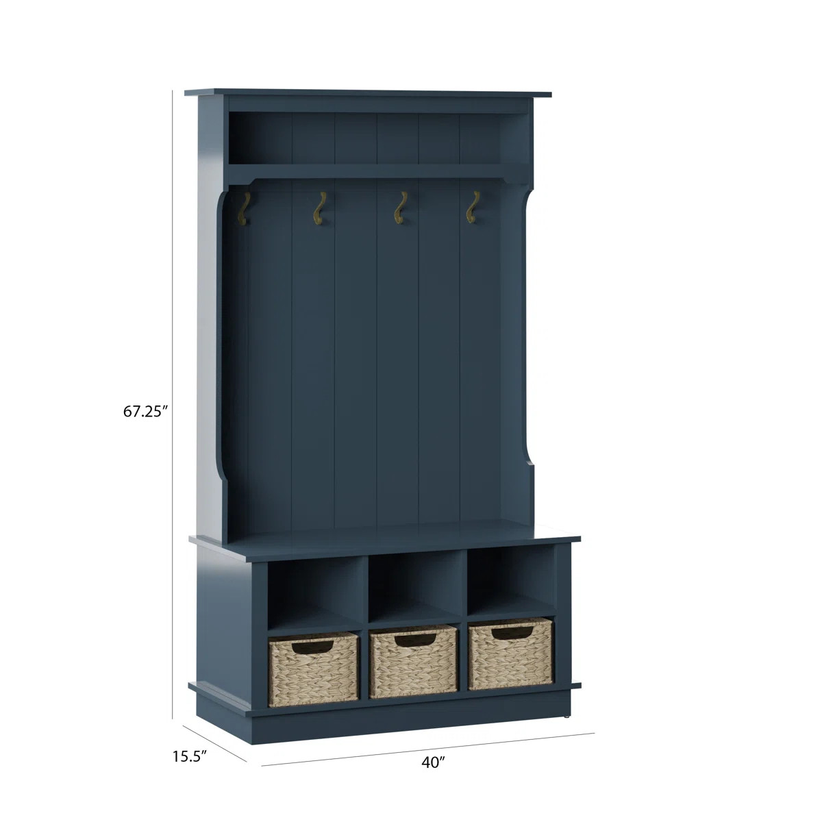 Bridget Hall Tree with Open Storage | Wayfair North America
