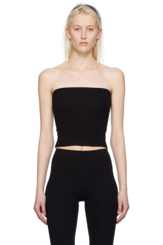 Black Convertible Tube Top | SSENSE