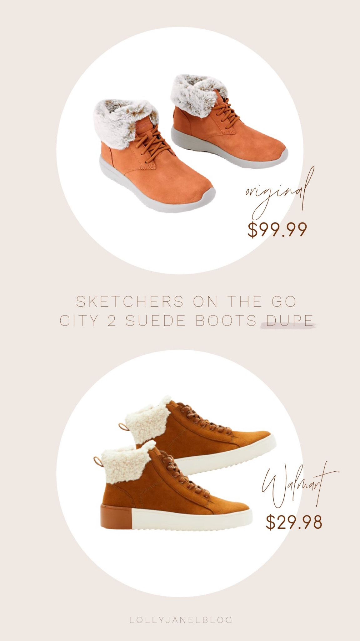 These are the most comfortable shoes we’ve ever worn 🥰🤎 We loved them so much, we each got a pair plus another set for our mom for Christmas!

@walmartfashion Sherpa boots | wedge boots | comfortable boots | comfy boots | boots dupe | sketchers dupe | Walmart finds | Walmart must have | lollyjaneblog | Lolly Jane

#LTKstyletip #LTKGiftGuide #LTKunder50