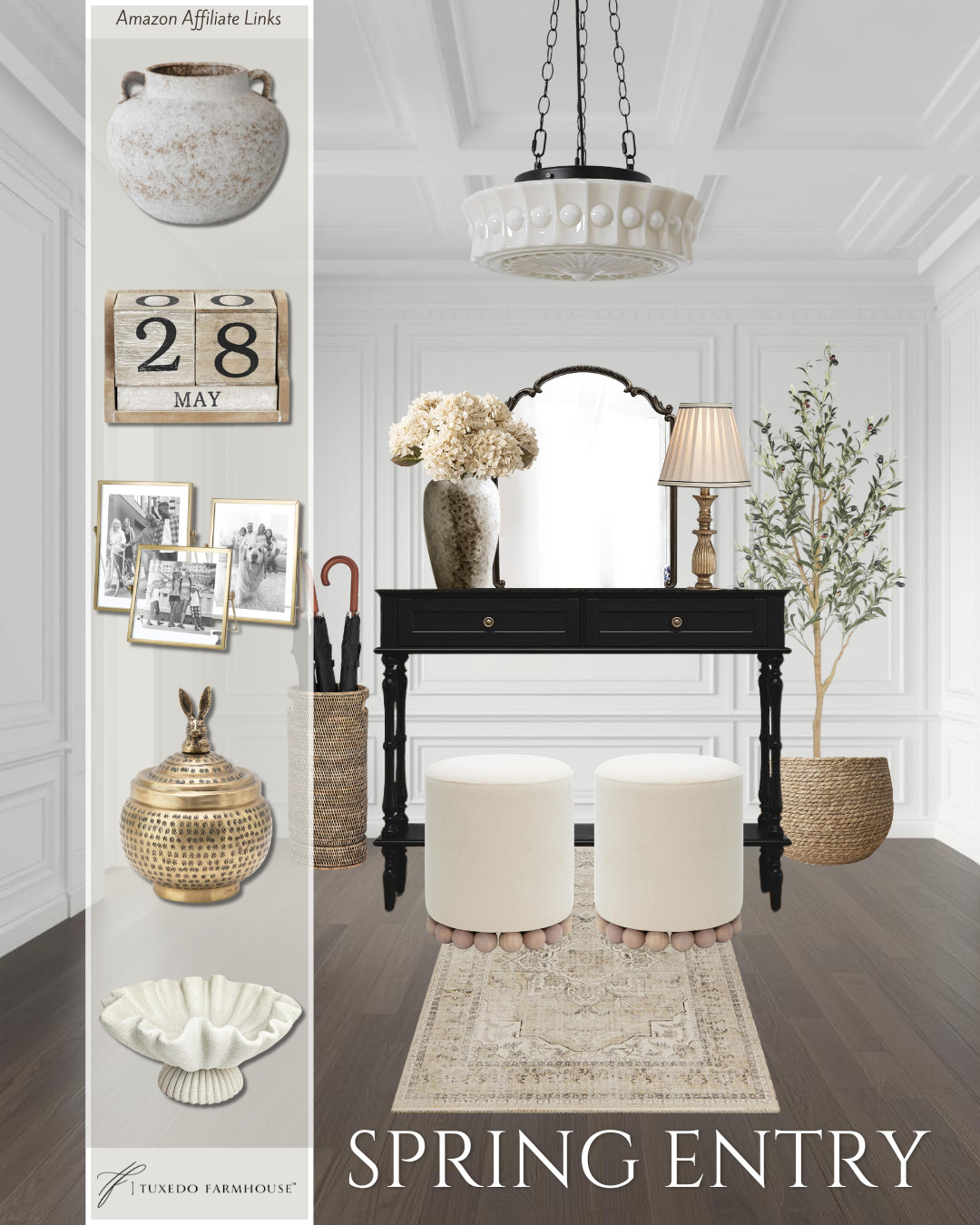 Amazon - Spring Entry

Refresh your space with this pretty entryway console table and accessories. Perfect for welcoming your guests in style! #EntrywayDesign

Seasonal, home decor, accent chairs, rugs, wall art, frames, pillows, lamps, baskets, candles, books, coffee tables, ottomans, trays, bowls, consoles, accent tables
 

 #LTKSeasonal #LTKHome #LTKSaleAlert