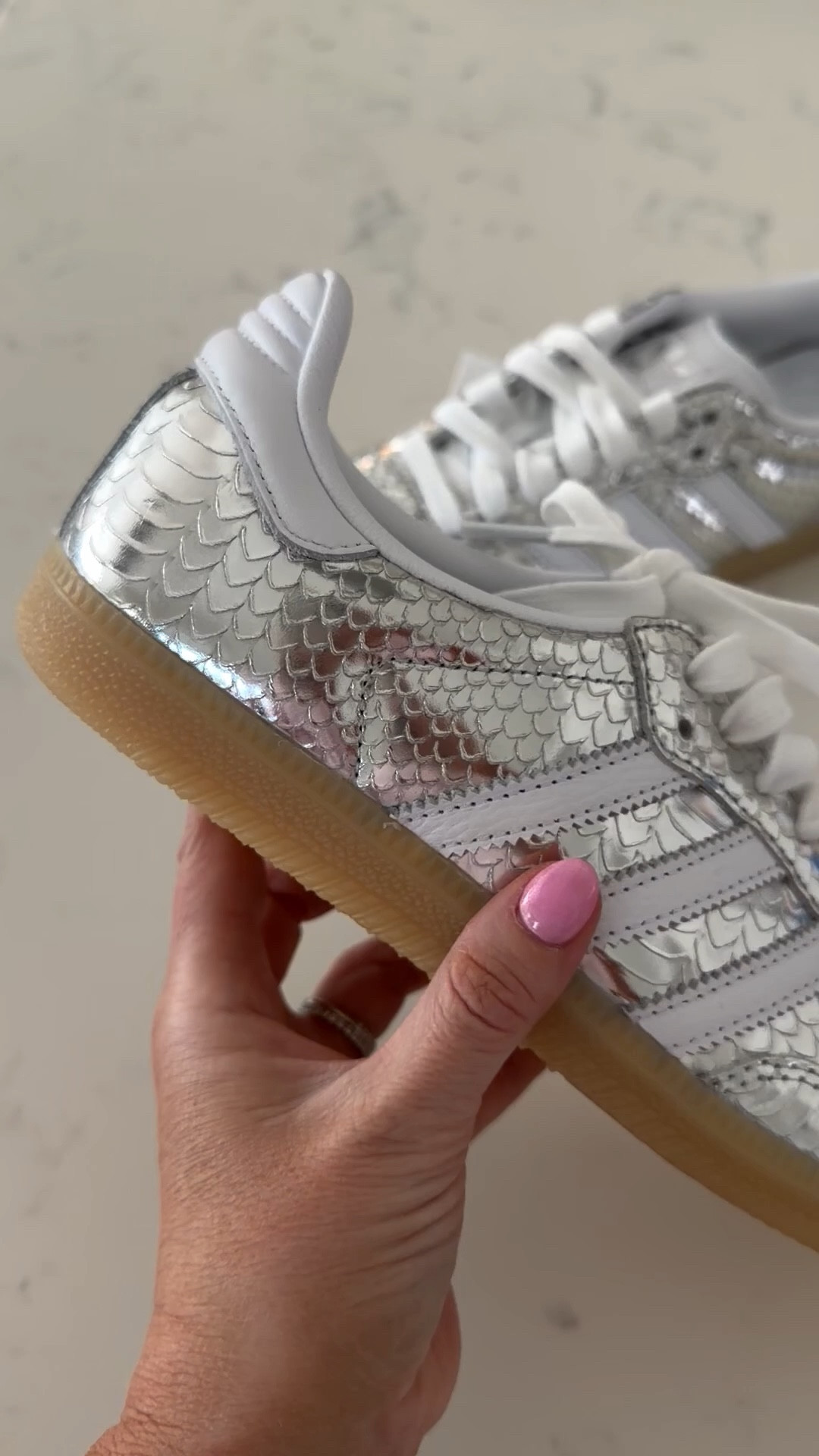 Check out these fun adidas!! The silver will go with everything this spring and summer 

#LTKOver40 #LTKSeasonal #LTKootd