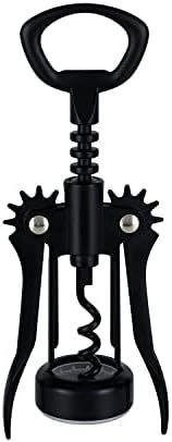 True Soar Matte Black Winged Corkscrew, Self Centering Worm, Bottle Opener | Amazon (US)