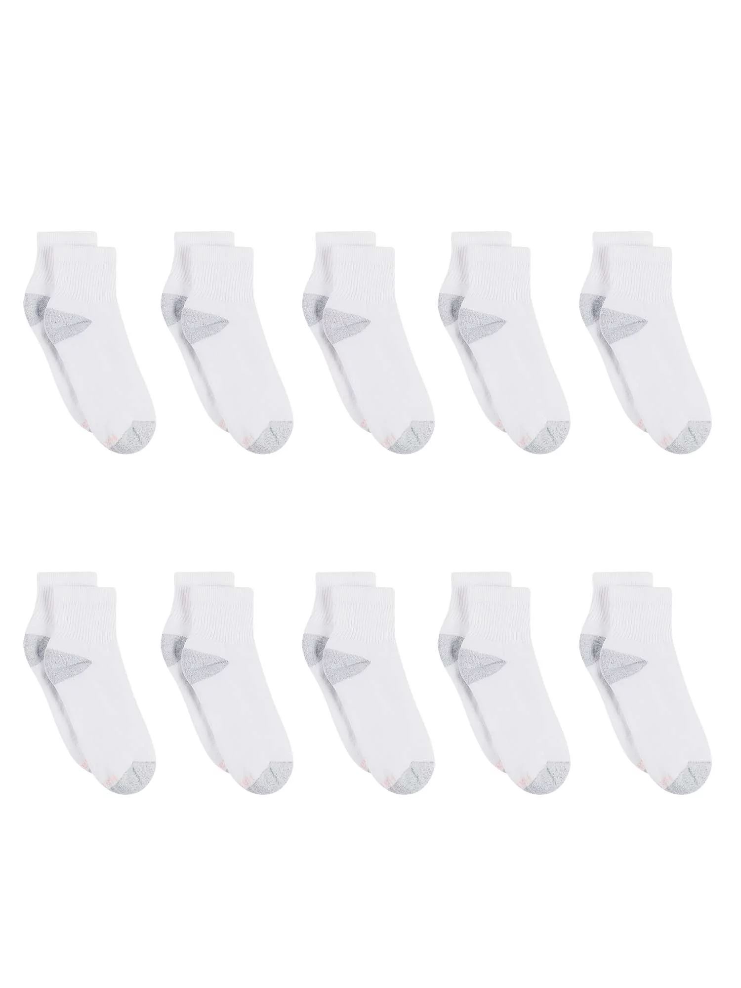 Hanes Women's Cushion Comfort Ankle Socks 10-Pack | Walmart (US)