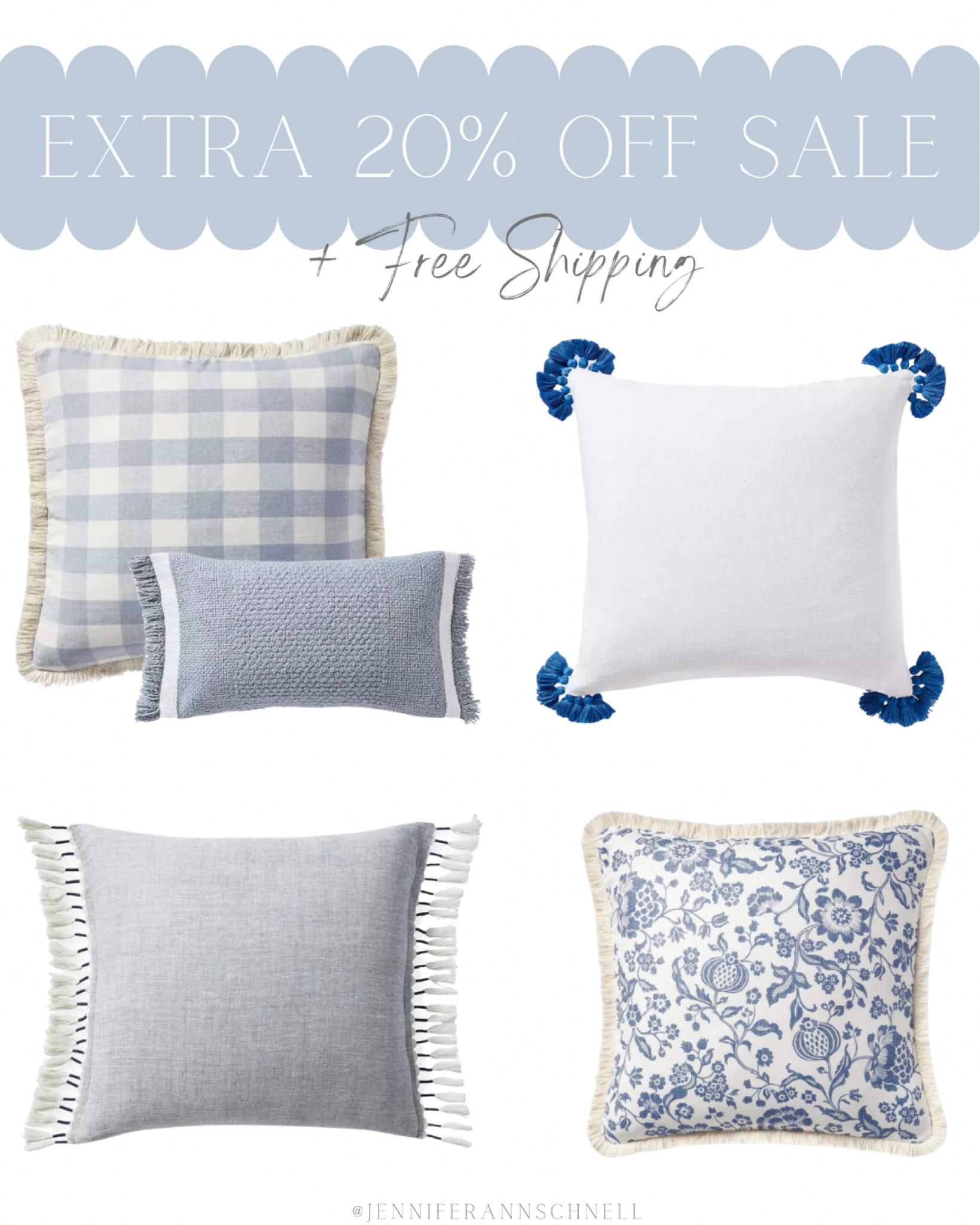 Use code GUSTO for an extra 20% off Serena & Lily sale pillow covers & throws plus free shipping!!

coastal decor, beach house decor, beach decor, beach style, coastal home decor, coastal decorating, coastal interiors, coastal house decor, beach style, neutral home decor, modern traditional, traditional home decor, coastal hamptons Nantucket home decor, preppy, classic, timeless, blue & white home decor, blue & white pillows, grand millennial, coastal grandmother

#LTKsalealert #LTKhome #LTKunder100