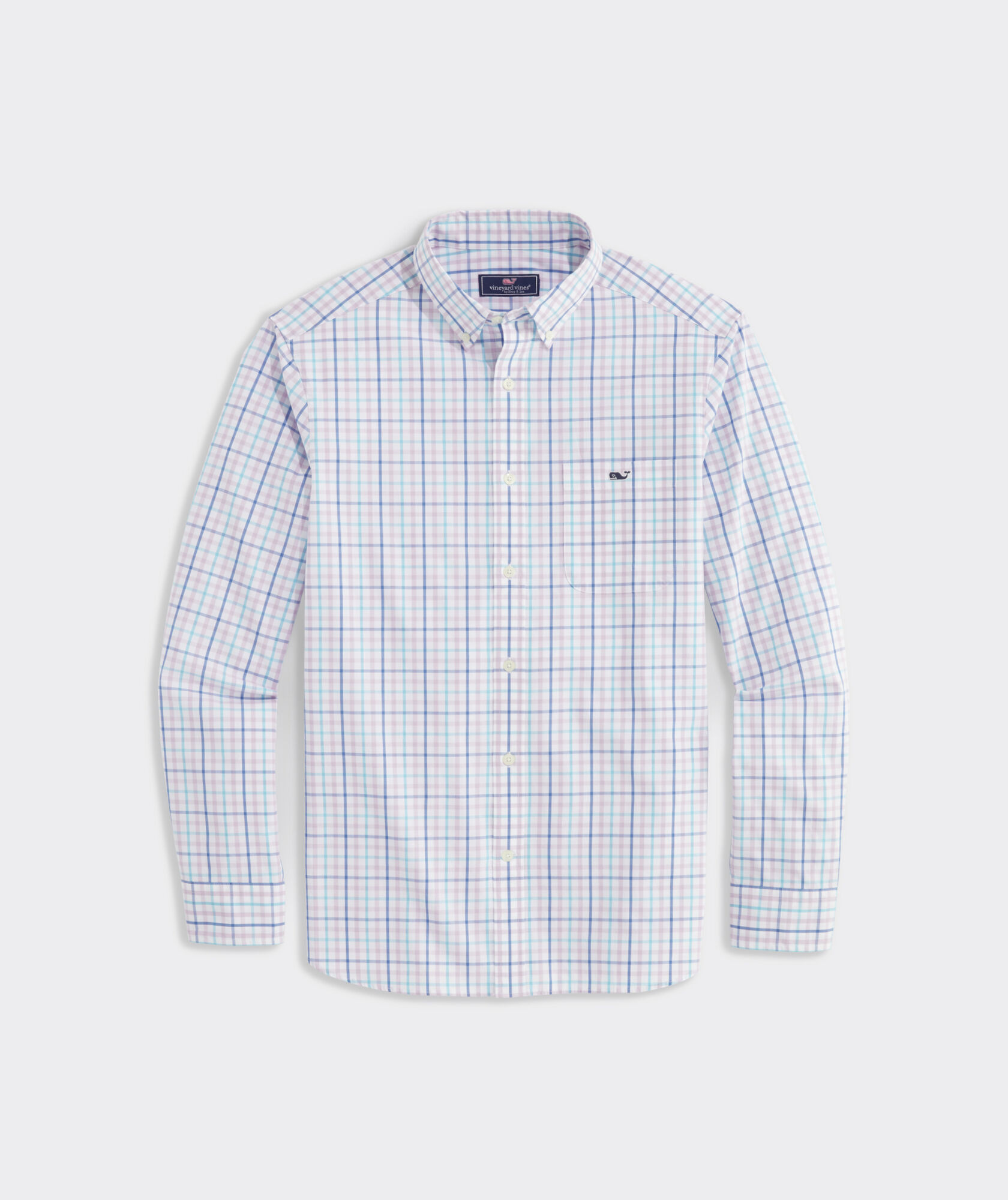Stretch Poplin Tattersall Shirt | vineyard vines