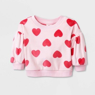 Baby Girls' Heart Jogger Pants - Cat & Jack™ Pink | Target