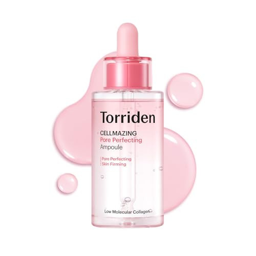 Torriden CELLMAZING Pore Perfecting Ampoule 30ml (1.01 fl.oz.) | Improving Skin Elasticity | 5D Collagen, Peptide Complex, PHA, LHA | Korean Facial Serum, Korean Skin Care | Amazon (US)