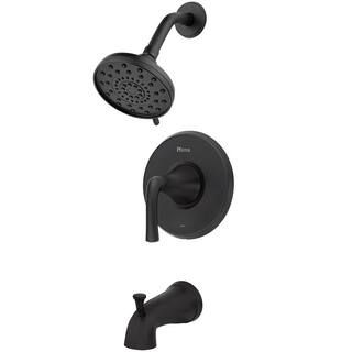 Pfister Ladera Single-Handle 3-Spray Tub and Shower Faucet in Matte Black (Valve Included)-8P8-WS... | The Home Depot