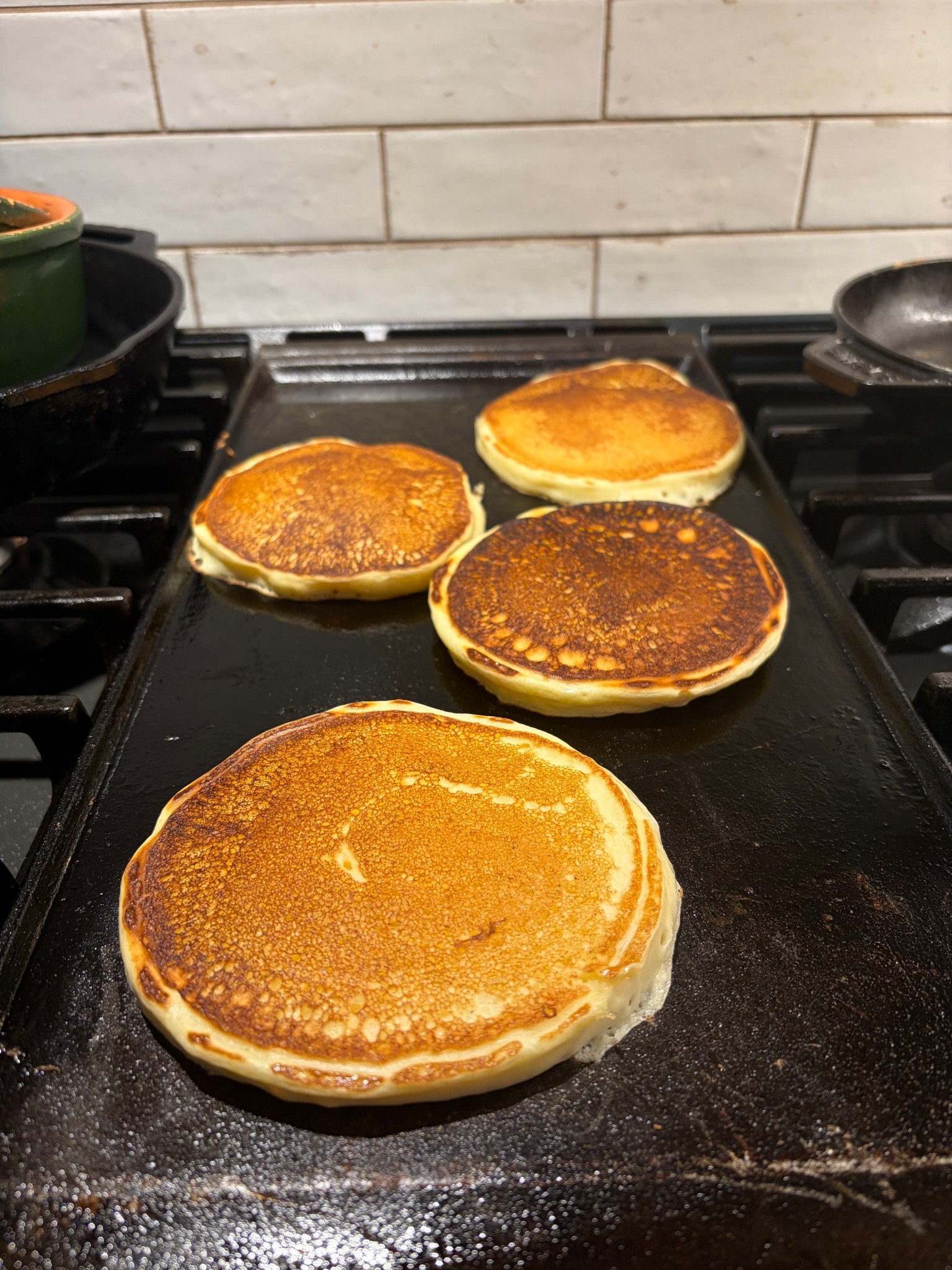 I’ve been obsessed with the new cookbook I got for Christmas. We’ve tried 10+ recipes since Christmas; including these PROTEIN PANCAKES and it’s the second week in January 😅

#LTKmomlife #LTKfoodie #LTKHome
