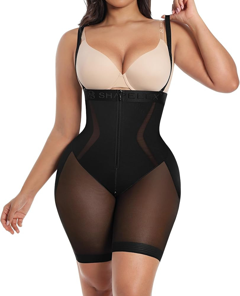 SHAPELLX Fajas Colombianas Shapewear for Women Tummy Control Postpartum Faja Body Shaper Butt Lif... | Amazon (US)