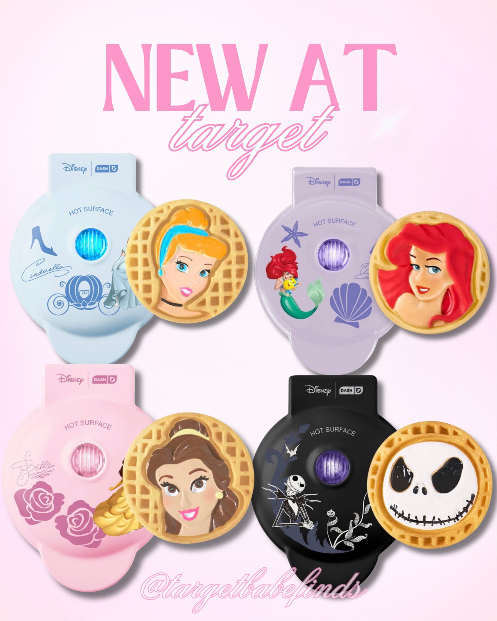 New at @Target  Dash Disney Mini Waffle Maker 🧇 #targetfinds #disney #disneyprincess #jackskellington

#LTKKids #LTKHome #LTKfoodie