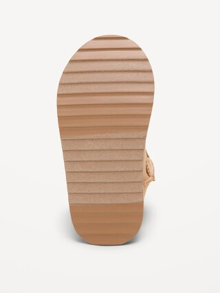 Faux-Suede Faux-Fur Lined Boots for Toddler Girls | Old Navy (US)