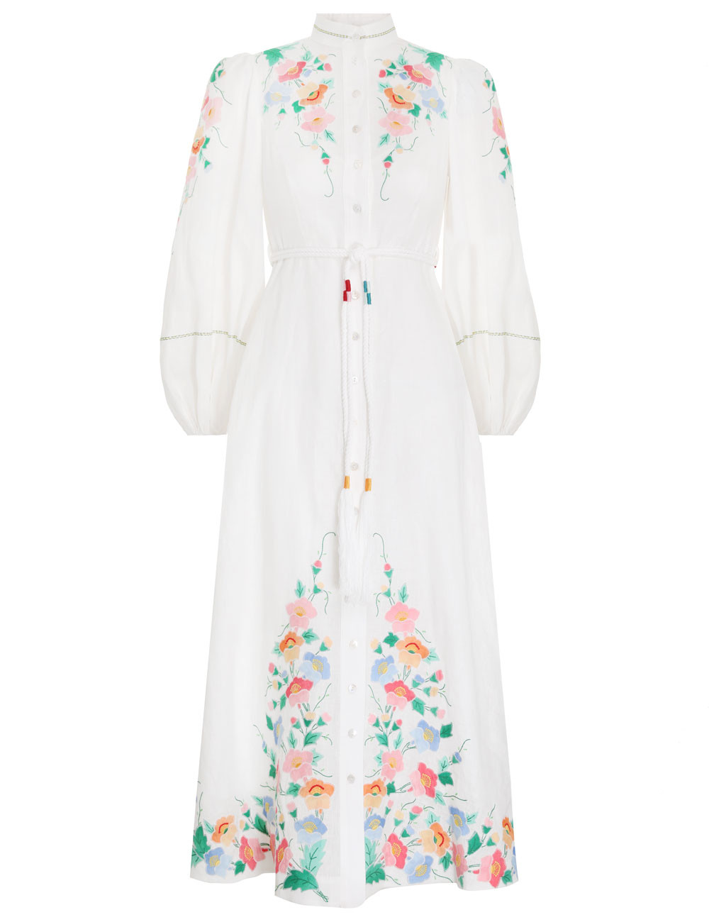 Fiesta Applique Long Dress | ZIMMERMANN (APAC)