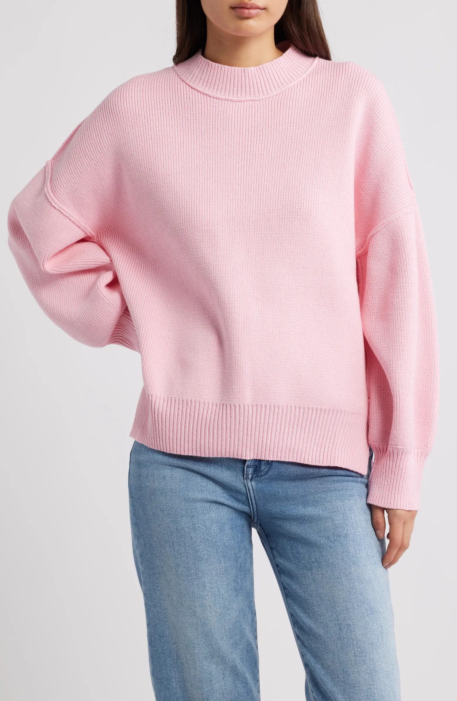 Oversize Rib Sweater | Nordstrom