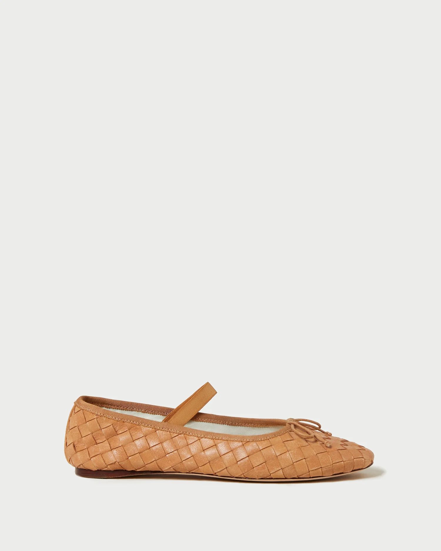 Leonie Cream Woven Ballet Flat | Loeffler Randall