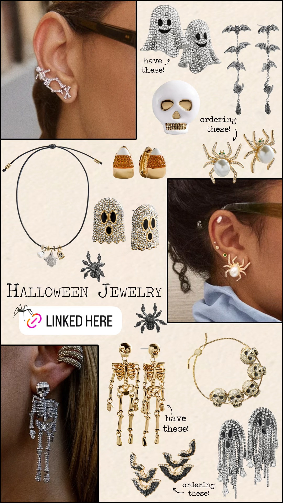 My favorite Halloween jewelry is back in stock!! My mom always wore fun holiday jewelry and now my kids love when I do. I own several pair and ordering a couple more to add to my collection.

#LTKmomlife