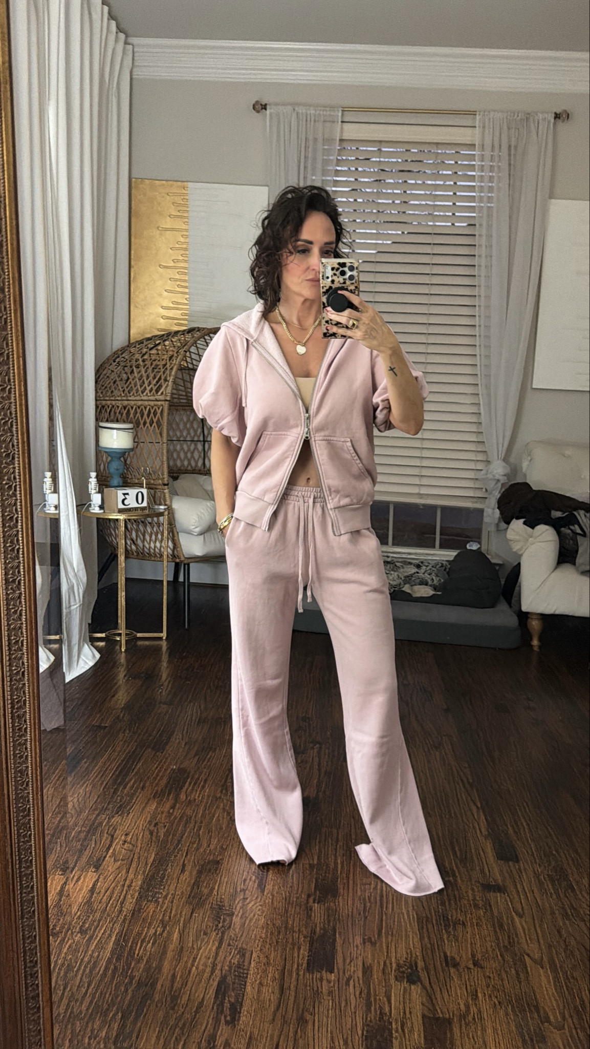 Xs top and Xs bottoms. Acid wash pink short sleeve wide leg set 

#LTKOver40 #LTKFindsUnder50 #LTKActive