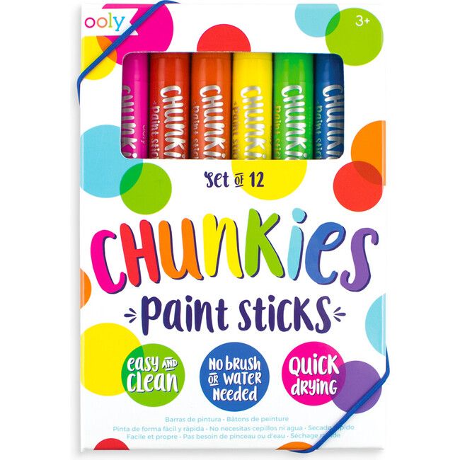 Chunkies Paint Sticks Classic, 12 Pack | Maisonette