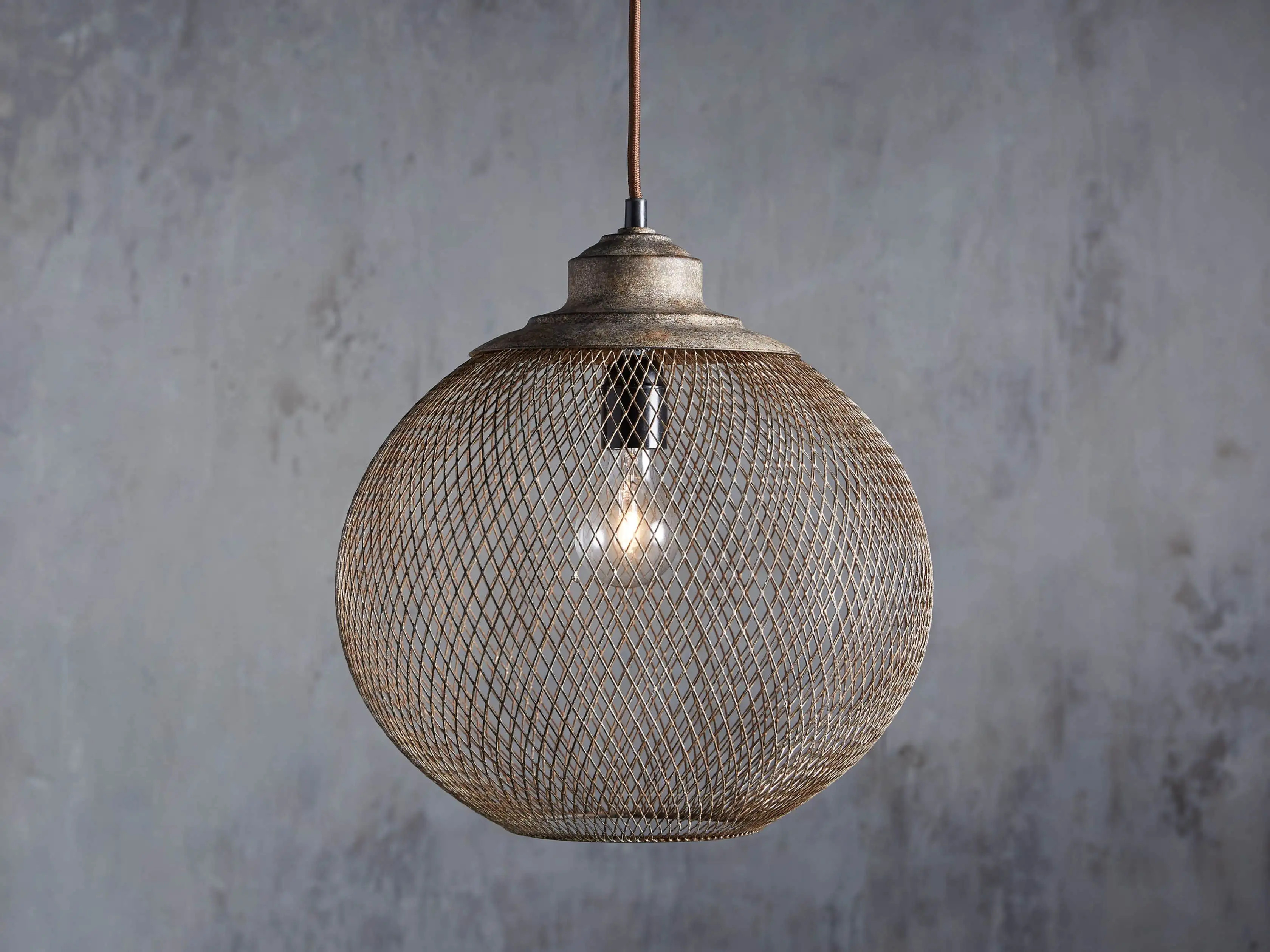 Lanister Medium Mesh Pendant | Arhaus