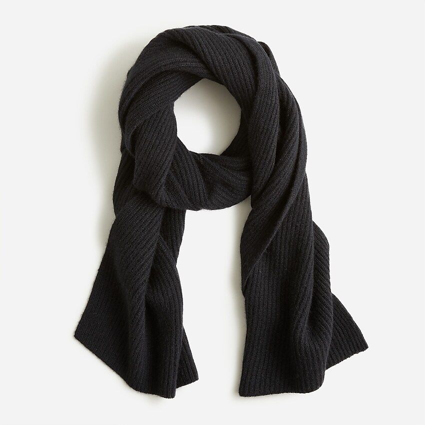 Ribbed cashmere scarf | J.Crew US