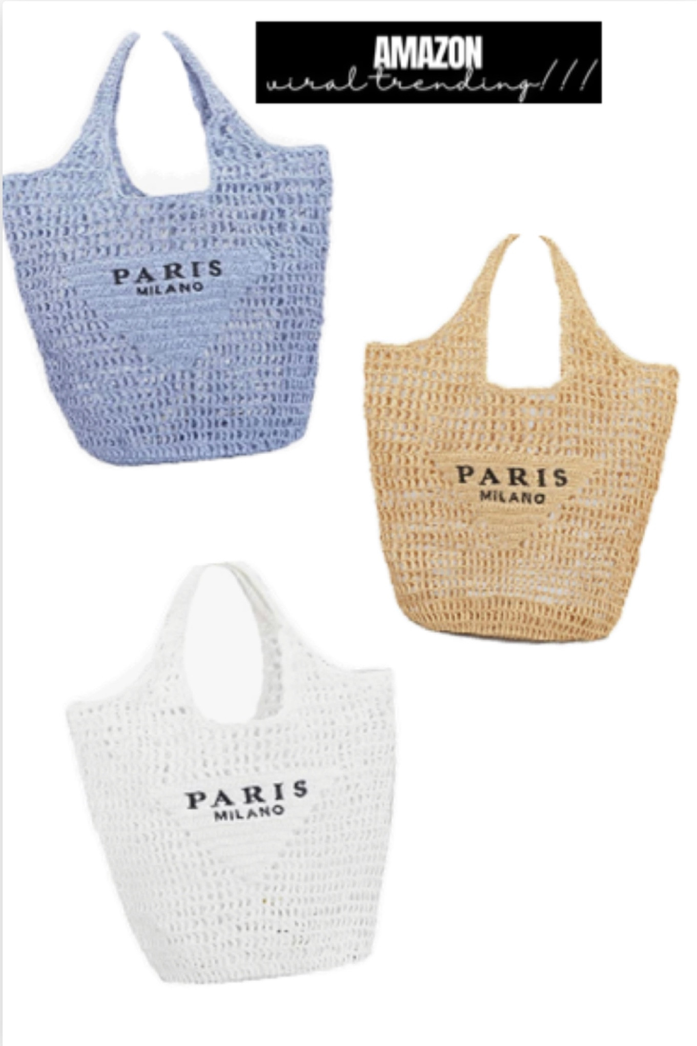 Amazon woven bag


#LTKsalealert #LTKitbag #LTKFind