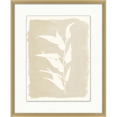 Floral Relief 2 - Single Picture Frame Print | Wayfair North America
