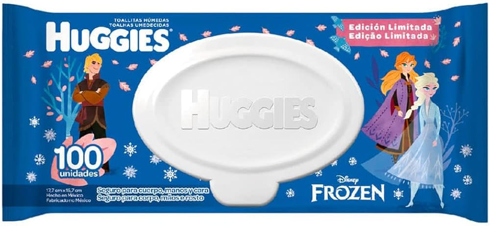 Lenço Umedecido Huggies Frozen Ed. Limitada, 100 unidades, Huggies | Amazon (BR)