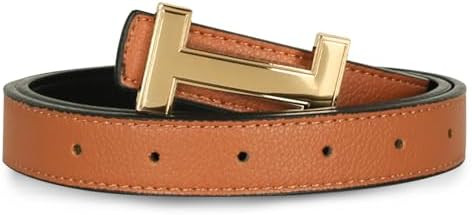 Relang Women's Belts with Gold Buckle, Fashion Waist Band, Elegant Ladies' Belt, Gift for Women | Amazon (US)