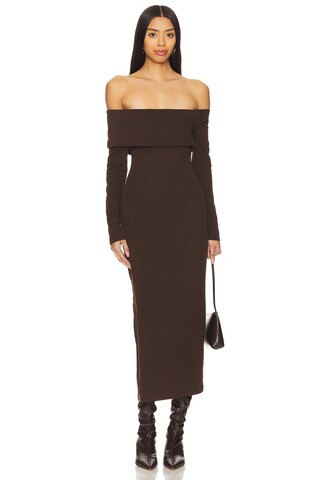 ASTR the Label Jada Dress in Chocolate from Revolve.com | Revolve Clothing (Global)