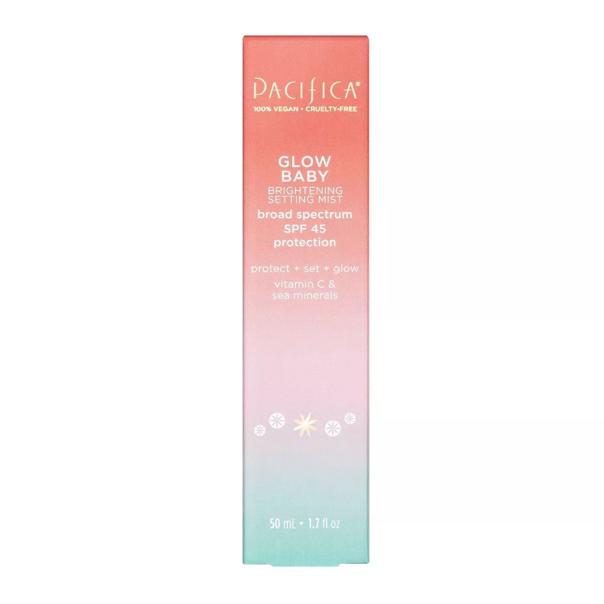 Pacifica Glow Baby Brightening Setting Mist SPF 45 - 1.7 fl oz | Target