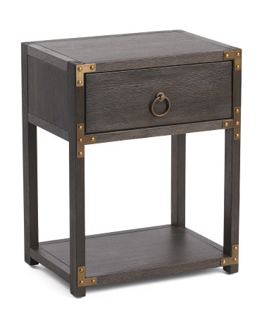 23in Campaign Side Table | TJ Maxx