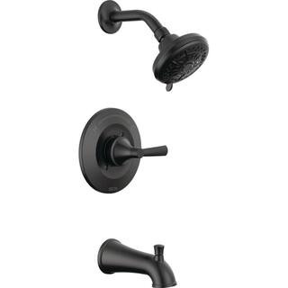 Delta Casara Single-Handle 6-Spray Tub and Shower Faucet in Matte Black (Valve Included) 144862-B... | The Home Depot