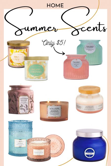 Find your summer scent with these candles starting at $5!

#LTKHome #LTKFindsUnder50