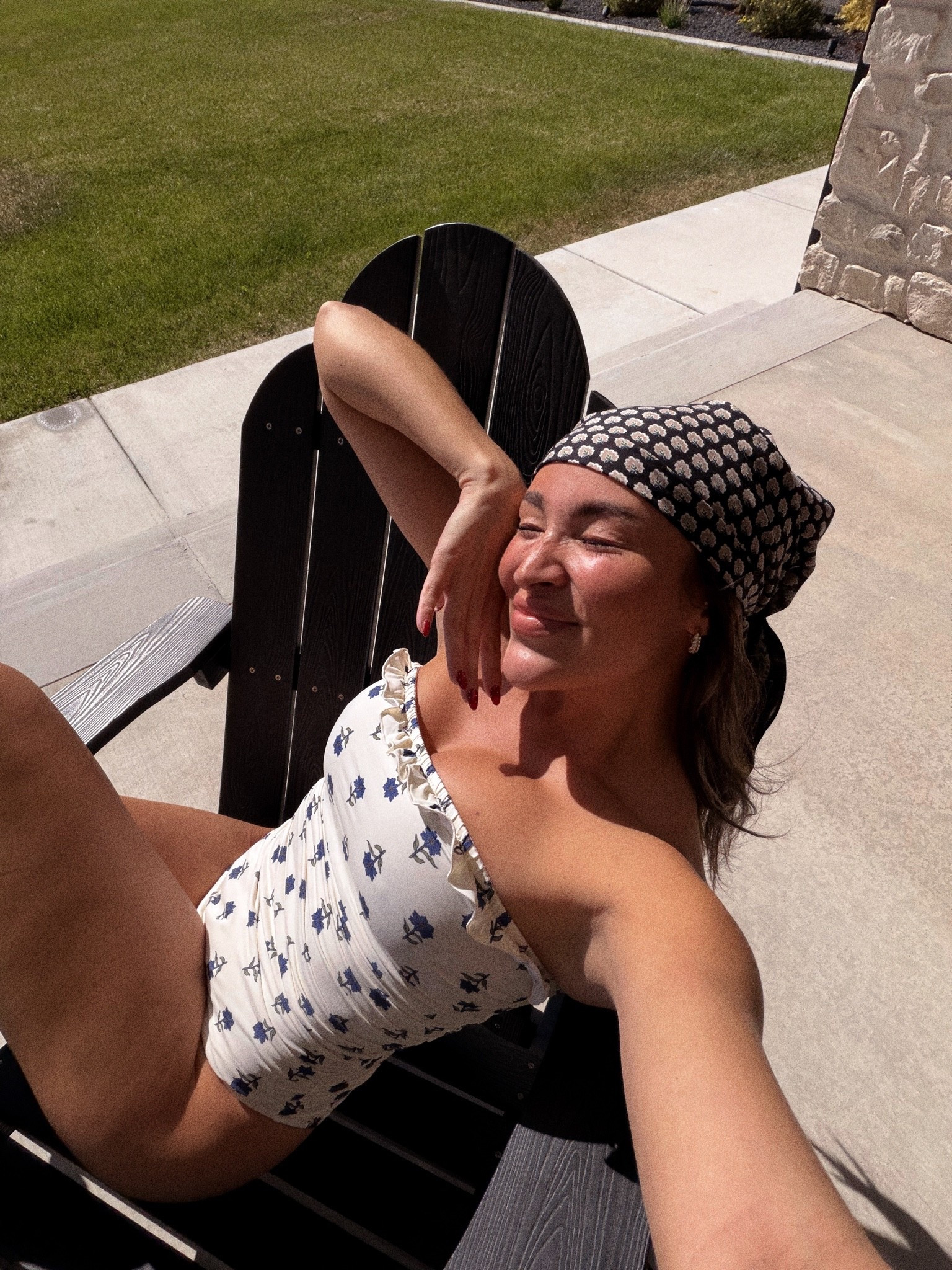 Bathing suit runs a little small. It has tummy control! I love it!!! Bought it in two patterns.