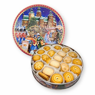 Jacobsens Danish Butter Cookies Royal Castle Embossed Gift Tin 24 Oz. (680 g.) | Target
