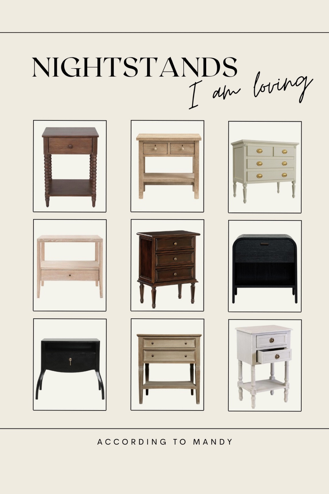 Nighrstands I’m loving

Bedroom, nightstand, side table, end table, night stand, bedroom decor 

#LTKFind #LTKsalealert #LTKhome