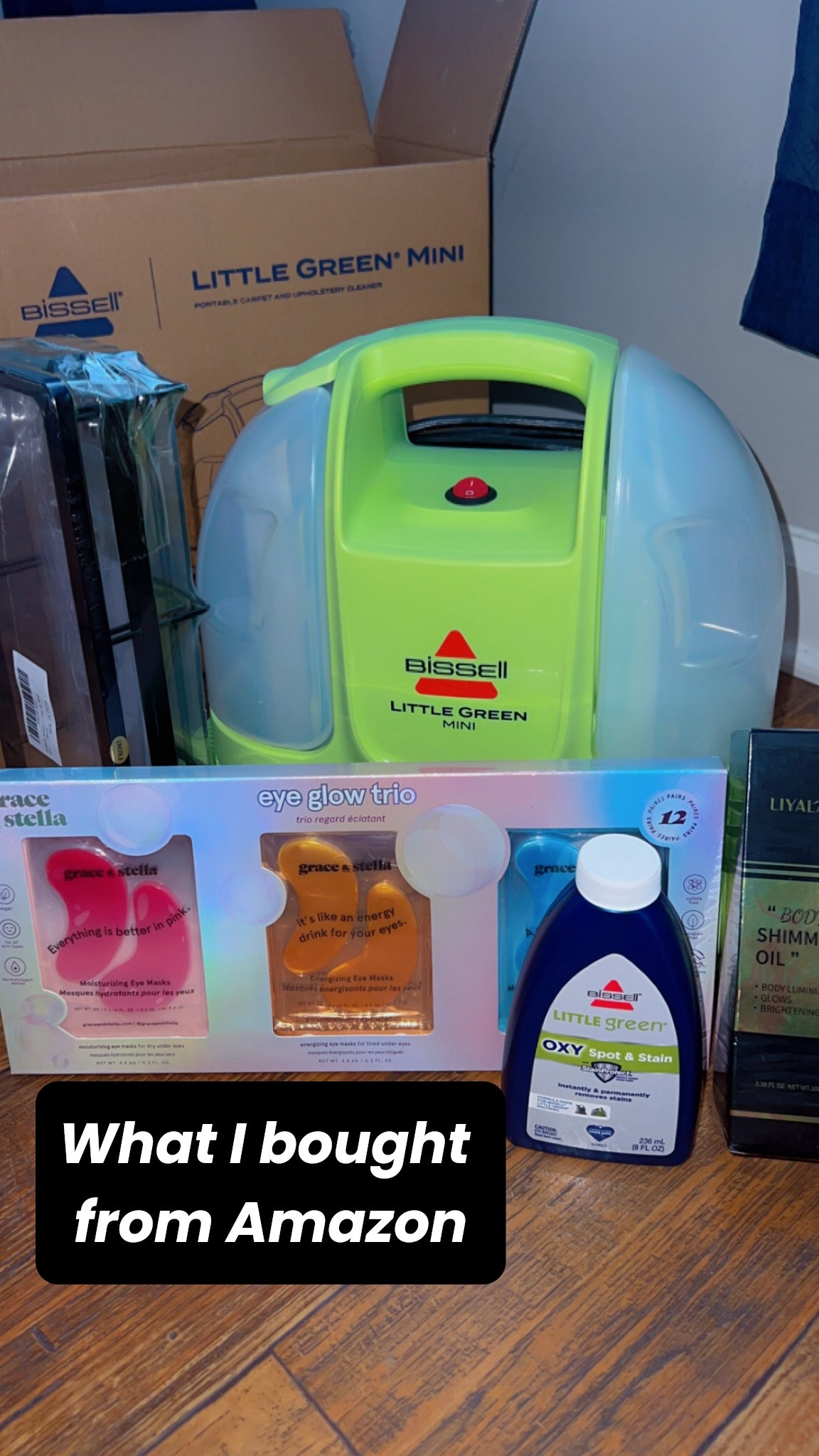 Amazon finds that make adulting way too satisfying 😍 My Bissell Little Green for those ‘oops’ moments, Stella & Grace bathroom must-haves for a spa vibe, and the ultimate shower rack to keep it all organized. 

#LTKBeauty #LTKSaleAlert #LTKHome