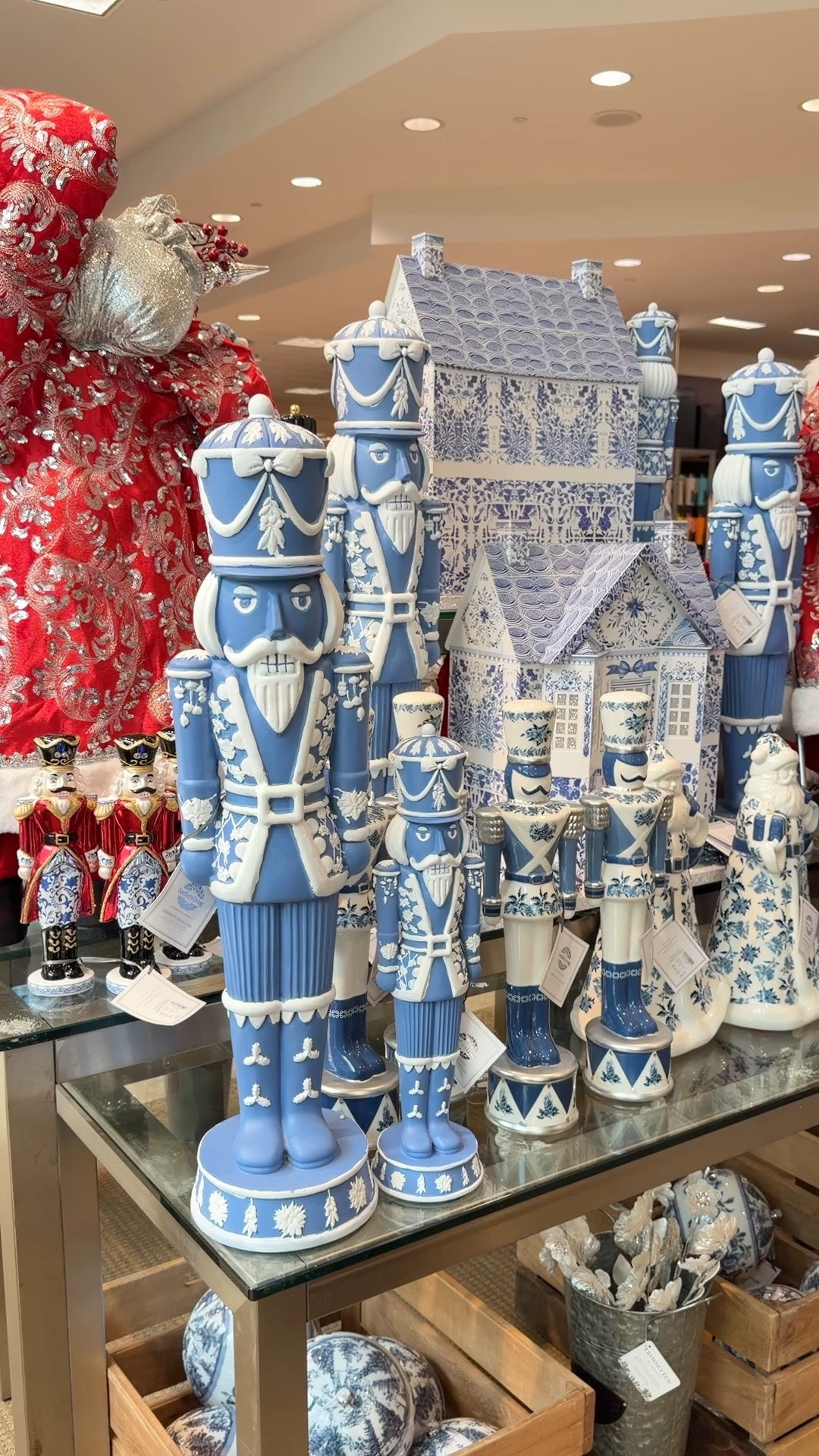 Wedgwood insured nutcrackers! 🎄💙 blue and white Christmas decor classic timeless grand millennial Christmas decorations jasperware

#LTKHome #LTKdayinmylife #LTKootd