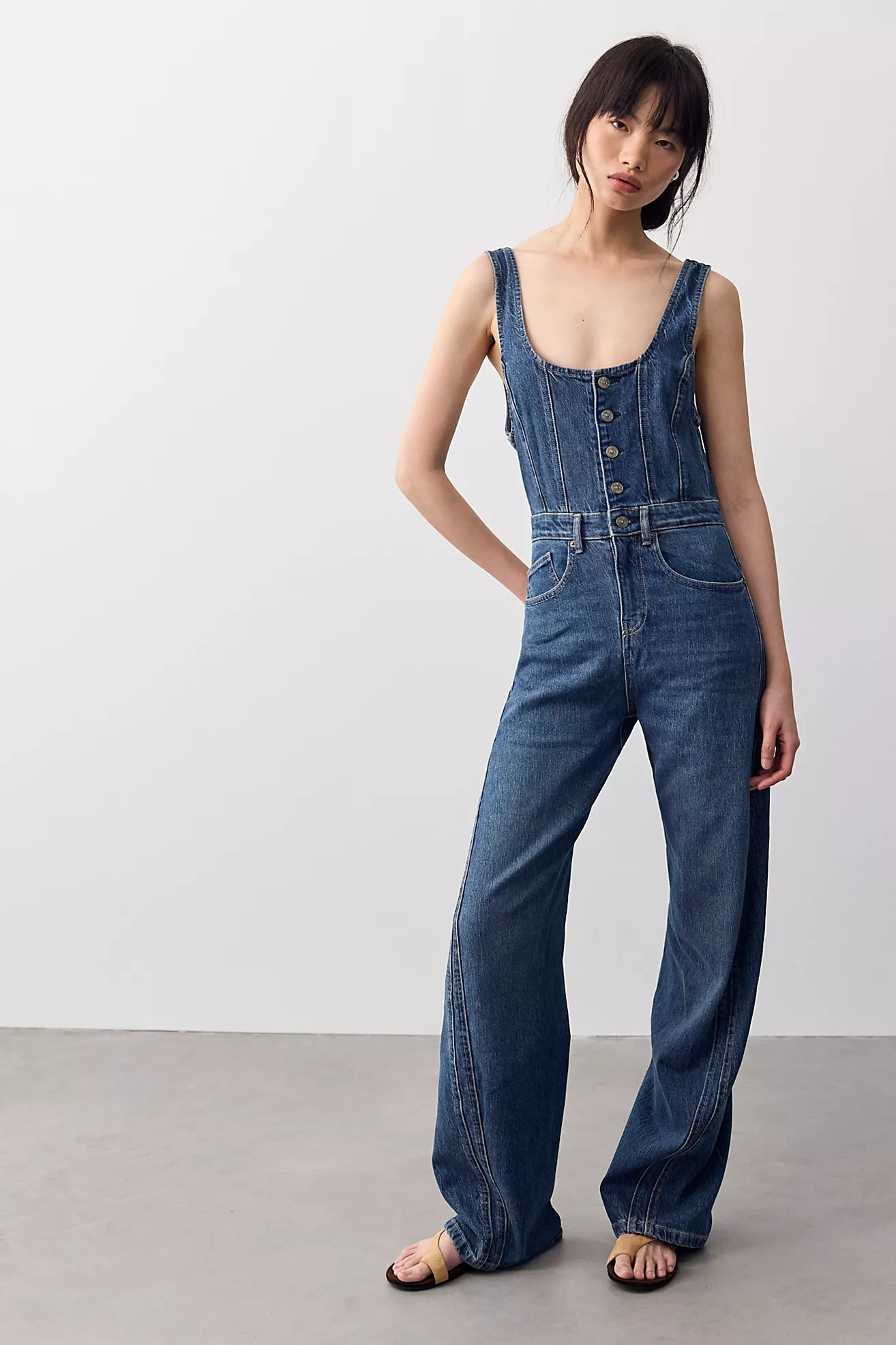 We The Free Corsica Twisted Seam Jumpsuit | Free People (Global - UK&FR Excluded)